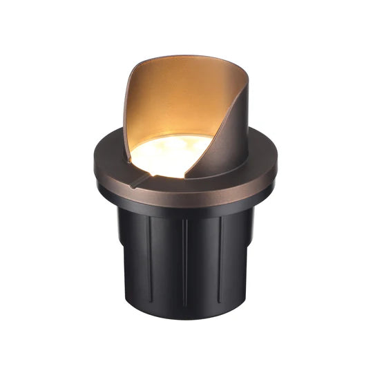 Shielded In-Ground Well Light - Black - 3000k